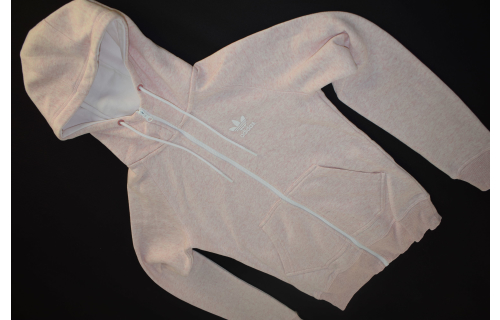Adidas Originals Kapuzen Pullover Jacke Hoodie Sweater Sweatshirt Rosa 32 XS