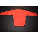 Pullover Sweater Sweat Shirt Jumper Vintage Deadstock Blank Rot 80s 80er M NEU