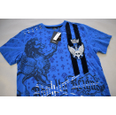 Raw Blue Denim T-Shirt Vintage Hip Hop Rap Raptee 2000er...
