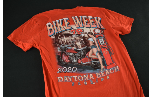 Daytona Beach Bike Week 2020 USA Biker Meeting Florida Motor Bike Motorrad Rot L