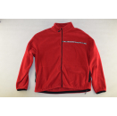 Nautica Competion Pullover Fleece Sweater Jacket Sweatshirt Yachty Rot XXL 2XL
