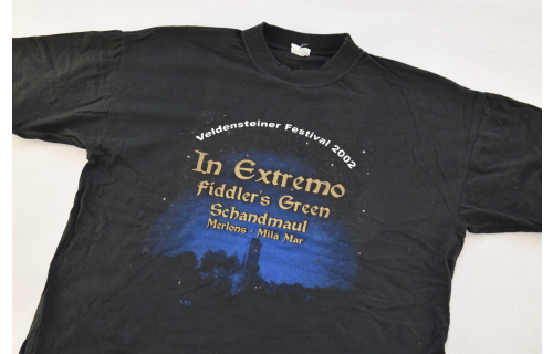 Veldensteiner Festival 2002 T-Shirt In Extremo Fiddlers Green Schandmaul Folk L