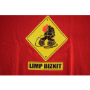 Limp Bizkit T-Shirt TShirt 2000 Warning Sign Hard Rock Metal Band Vintage VTG M