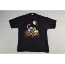 Zip It London Animal Print T-Shirt Schlange Snake Skull...