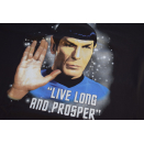Star Trek Vintage Spock Live long and prosper Tee Graphic Paramount 1996 90er XL