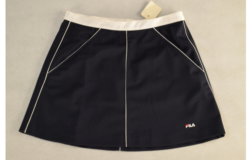 Fila Rock Skirt Vintage Deadstock Damen Tennis Italia Italy 80er 80s Black D 38 NEU