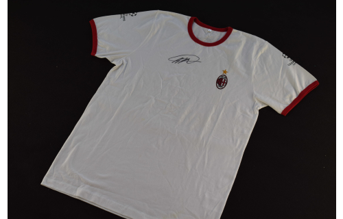 AC Mailand T-Shirt Autogramm Autograph Milan Champions League Maglia Tifosi L