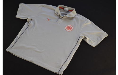 Eintracht Frankfurt Polo T-Shirt SGE Puma Trainings Trikot Jersey Maglia Adler S