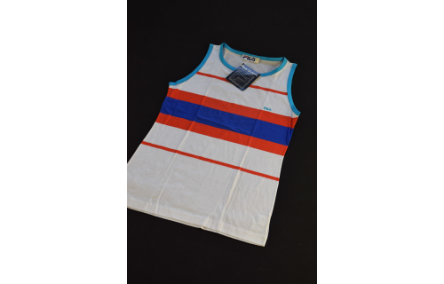 FILA Tank Top T-Shirt Trikot Jersey Maglia Camiseta Vintage Italia Tennis 42 NEU