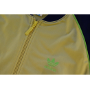 Adidas Trainings Jacke Sport Jacket Track Top Vintage Casual Gelb Neon 90er XS