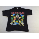 Iron Maiden T-Shirt Metal Hard Rock Shoot that Fukker 1990 90s Tour Vintage S-M