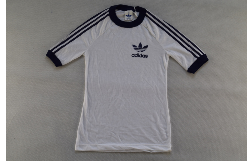 Adidas T-Shirt Vintage Deadstock 70er 70s 80s 80er Sport Casual schmal Slim XS  NEU