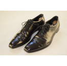 Prada Schuhe Leder Leather Shoes Shiny Glanz Ausgeh Anzug Sneaker Schwarz 8.5