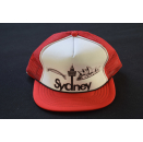 Sydney Cap Kappe Trucker Hat Schirm Mütze Snapback Mesh Australia 80er 80s NEU