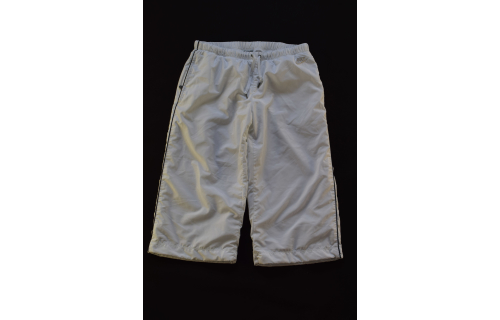 Nike Shorts Short kurze Hose Pant Beach Leicht Mesh Capri 3/4 Trouser Weiß  L