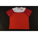 Puma T-Shirt Tshirt Sport Fittnes Lifestyle Jogging  Laufen Running Rot Wei&szlig; XL