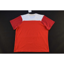 Puma T-Shirt Tshirt Sport Fittnes Lifestyle Jogging  Laufen Running Rot Wei&szlig; XL