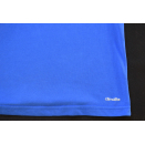 2x Nike Adidas T-Shirt TShirt Sport Spellout Polo Streifen Spellout Blau Blue M