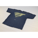Nike T-Shirt TShirt Vintage Distressed Sport Check Logo Casual Blau Blue Gr. M