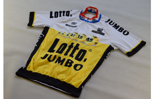 SMS Santini Trikot Rad Bike Jersey Maillot Maglia Camiseta Lotto Jumbo Bianch XL