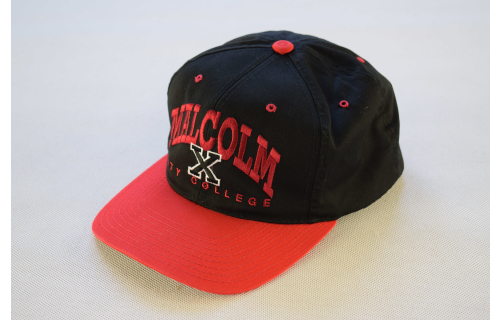 Malcom X City College Cap Snapback Mütze Hat Vintage VTG Drew Pearson 90s Clutch