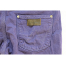 Wrangler Jeans Hose Pant Jerry Lila Purple Stretch Trouser Pantalones W 28 L 34