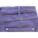 Wrangler Jeans Hose Pant Jerry Lila Purple Stretch Trouser Pantalones W 28 L 34