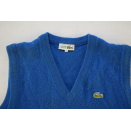 Lacoste Pullunder Cardigan Pullover Sweater Jumper Tennis Vintage France 6 M-L