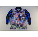Vintage Bergkamp Shirt All Over Print Fussball Football 90er 90s Vintage XL NEU