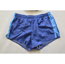 3x Shorts kurze Hose Pant Trouser Vintage Sport Glanz Shiny Blau Bundeswehr 7 L