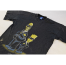 The Simpsons T- Shirt Bart Homer Men in Black 1997 Tee...