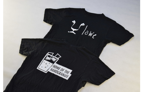 2x Löwe T-Shirt TShirt Streetwear Skateboard Fashion Label Schwarz Black Gr. M