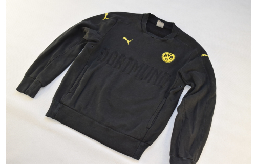 Puma Borussia Dortmund Pullover Sweater Sweat Shirt Fussball Jumper Top BVB 09 S
