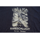 Aare Schlucht T-Shirt Schweiz Swiss Berner Oberland Print Vintage Deadstock M    NEU 80er 80s