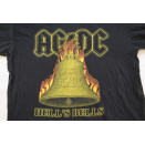 ACDC T-Shirt Band Rock Hells Bells 2001 Vintage VTG TShirt AC/DC Ac Dc Hard  XL