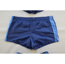 3x Shorts kurze Hose Pant Trouser Vintage Sport Glanz Shiny Blau Bundeswehr 7 L