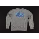 Original Battle Gear OBG Longsleeve Shirt Langarm Jumper Vintage Crewneck Grau L
