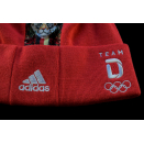 Adidas Deutschland Beanie M&uuml;tze Winter DOSB Olympia Tiger Germany Team D NEU NEW