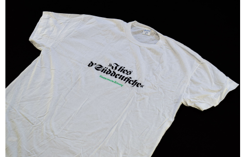 Süddeutsche Zeitung T-Shirt Guddy Line Vintage Deadstock Zeitung SZ München XL  NEU