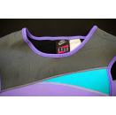 Nike Schwimm Anzug Surf Jump Swim Suit Aqua Gear Wear 90er 90s VTG Vintage S-M