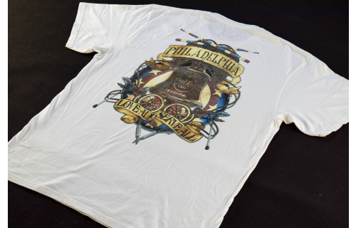 Hard Rock Cafe T-Shirt Philadelphia Pennsylvania HRC Vintage Big Print USA  XL