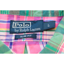 2x Ralph Lauren Polo Hemd Slim Fit Business Freizeit Sommer Bunt Hemden Casual L