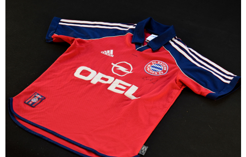Adidas Bayern München Trikot Jersey Maglia Camiseta Shirt FCB Autogramme D 164 L