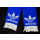Adidas Originals Represent Schal Scarf Fussball Casual Retro Trefoil Blau Weiß  138x19