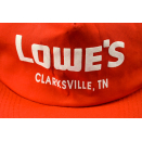 VINTAGE Cap Kappe Trucker Hat Snapback Lowe´s Clarksville Tennessee TN USA VTG