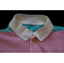 Think Pink Shirt Longsleeve Rugby Jockey Jumper Casual Streifen Stripes Vintage 50 ca. S-M