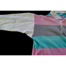 Think Pink Shirt Longsleeve Rugby Jockey Jumper Casual Streifen Stripes Vintage 50 ca. S-M