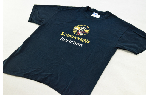Schmucker Bier T-Shirt Beer Hessen Vintage Promo Promotion Werbung Merchandise L
