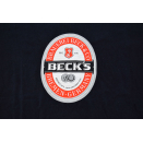 Becks Bier T-Shirt Beer Big Logo Vintage Promo Promotion Werbung Merchandise L
