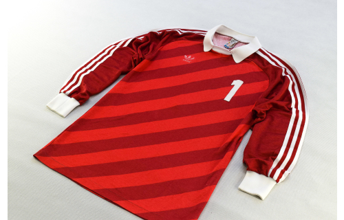 Adidas Torwart Trikot Jersey Camiseta West Germany  Deutschland Vintage Goalkeeper M Rot Red Rohling